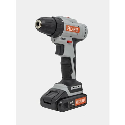 Дрель-шуруповерт аккумуляторная ДА-20-2ЛК-Б 20 Ач бесщеточный двигатель Ресанта 25449₽