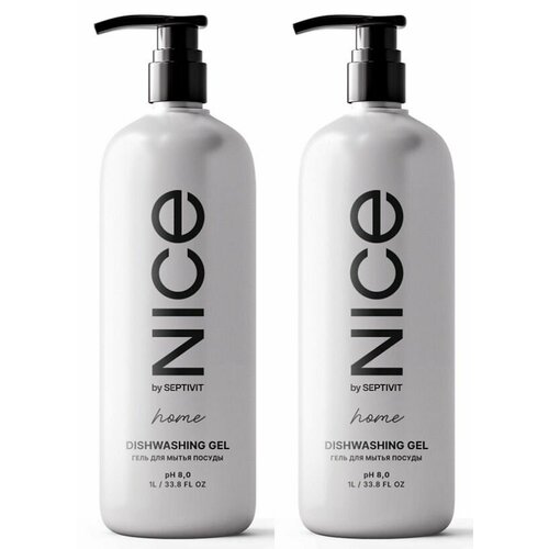 NICE by Septivit Гель для посуды Green Tea 1 л 2 шт 1513₽