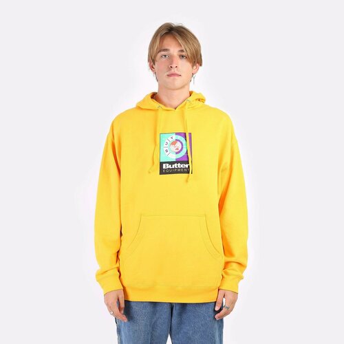 Худи Butter Goods Navigate Pullover, размер M, желтый худи butter goods brass pullover hood размер m коричневый