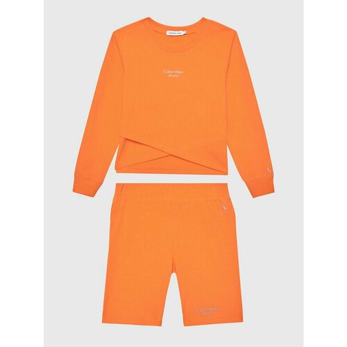 Комплект одежды Calvin Klein Jeans, размер 8Y [METY], оранжевый