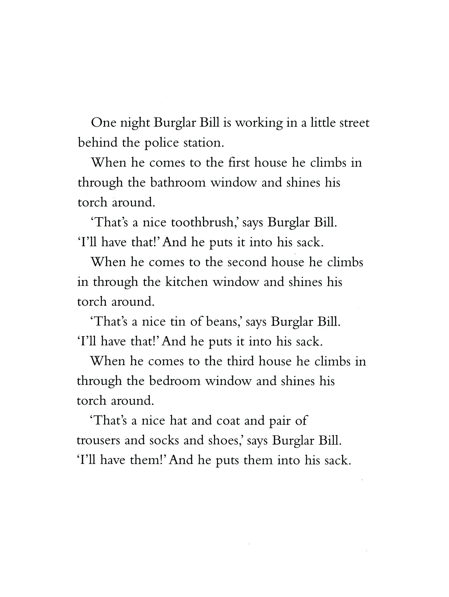 Burglar Bill / Книга на Английском - фото №2