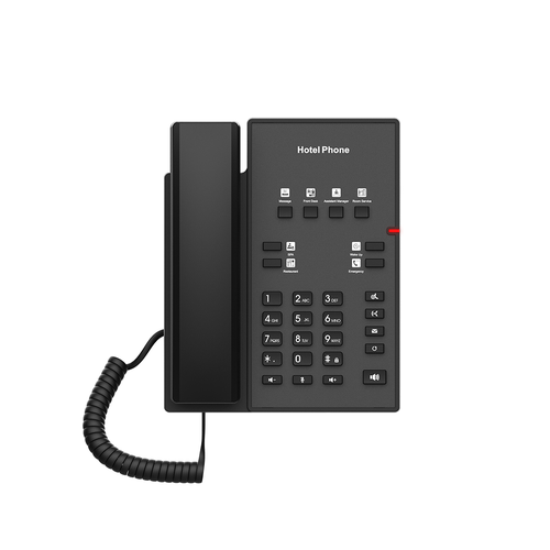 VoIP-телефон Fanvil H1 черный (H1 HOTEL PHONE) (упак:1шт)