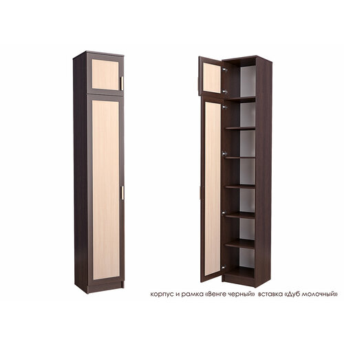 Распашной шкаф однодверный от фабрики Стиль Стиль П-7м