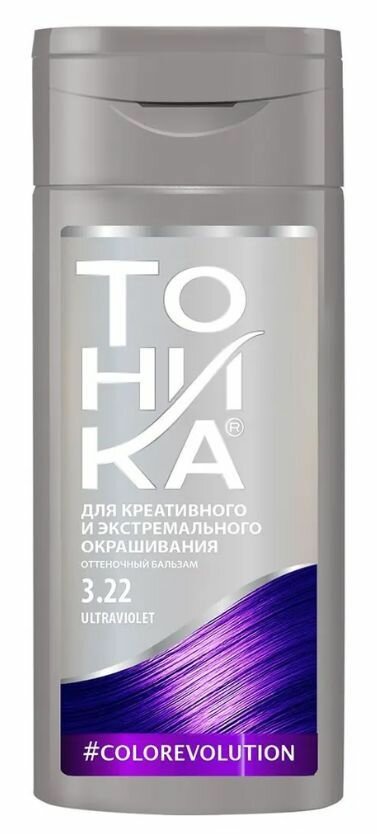 Тоника Оттеночный бальзам для волос, Color evolution, тон 3.22 Ultraviolet, 150 мл