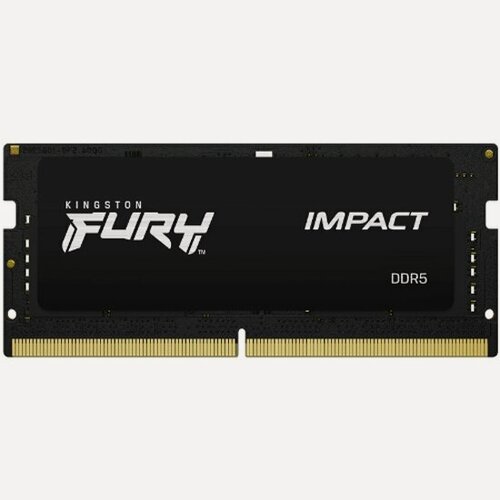 Изображение товара Оперативная память Kingston SO-DIMM DDR5 16Gb(2x8Gb) 4800Mhz pc-38400 FURY Impact CL38 1.1V (KF548S38IBK2-16)