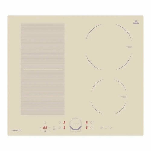 Индукционная варочная панель 59 см Hiberg i-MS 6049 Y бежевая 5990000₽
