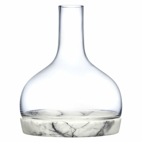 Декантер для вина Nude Glass Прохлада 1,25 л, стекло хрустальное, мрамор