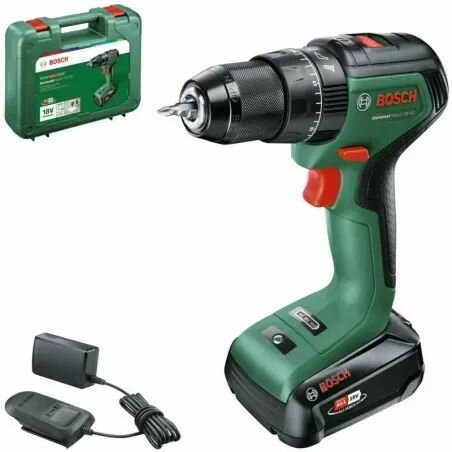 фото Дрель-шуруповерт Bosch UniversalImpact 18V-60, 1 x 2.0 Ah + L-Boxx (06039D7101)