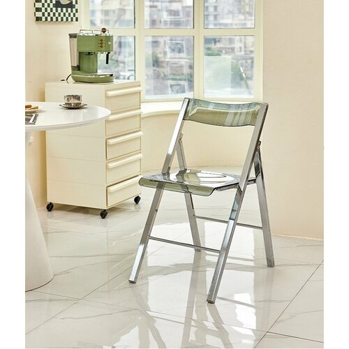 Стул складной дизайнерский Plastica дымчатый