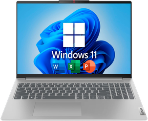 16" Ноутбук Lenovo IdeaPad Slim 5 Gen 8, Intel Core i5-12450H (4.4 ГГц), RAM 16 ГБ, SSD 512 ГБ, Intel UHD Graphics, Windows 11 + Office , Silver, Русская раскладка