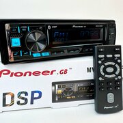 Процессорная автомагнитола 1 DIN с блютуз / DSP / 40 настроек эквалайзера / Bluetooth / Aux / Usb / Управление с приложения