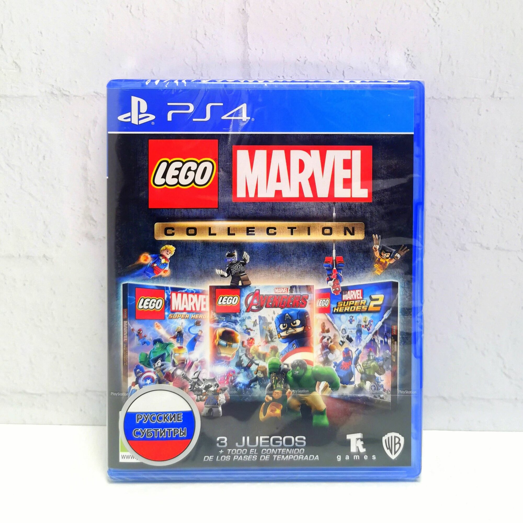 LEGO Marvel Collection Русские субтитры Видеоигра на диске PS4 / PS5