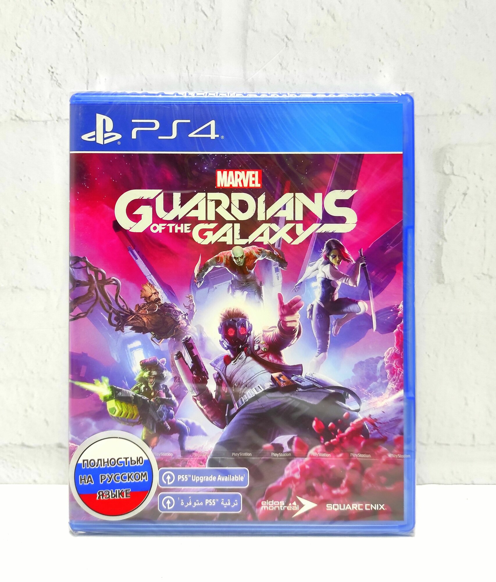 Стражи Галактики Marvel Guardians of the Galaxy Полностью на русском Видеоигра на диске PS4 / PS5
