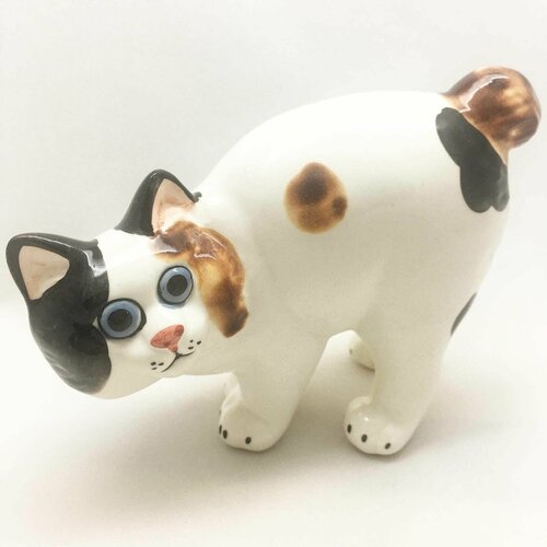 Статуэтка фарфоровая бобтейл кот