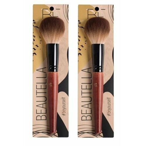 BEAUTELLA Кисть для компактной или рассыпчатой пудры, 2 уп