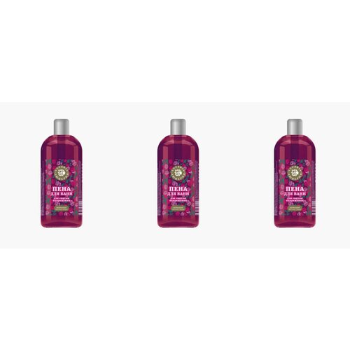 Люцерия Пена для ванн с добавлением натурального экстракта Пиона, 650 мл, 3 шт