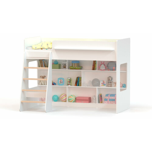 Кровать-чердак Ridgimmi 9 белая