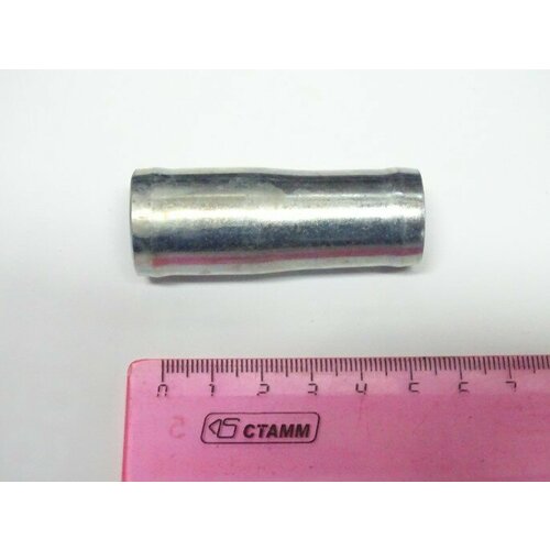 Трубка соединитель для патрубков прямая с перех. D22х20 L= 60 мм (металл)