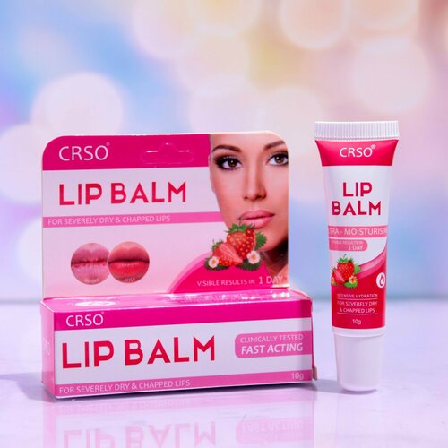 Бальзам-мазь для губ с клубникой заживляющая 1шт 320₽