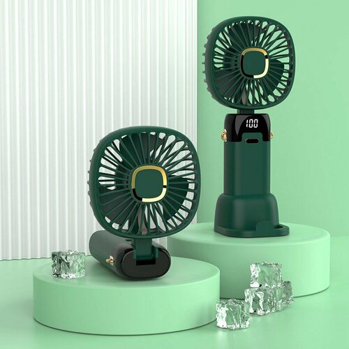 Зеленый мини-вентилятор SF10
