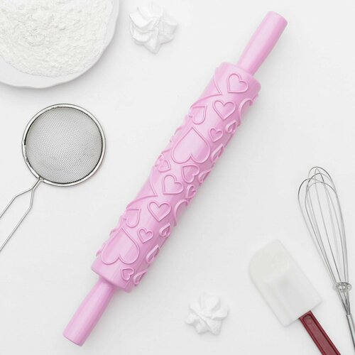 Скалка кондитерская 395 см фактурная 434₽