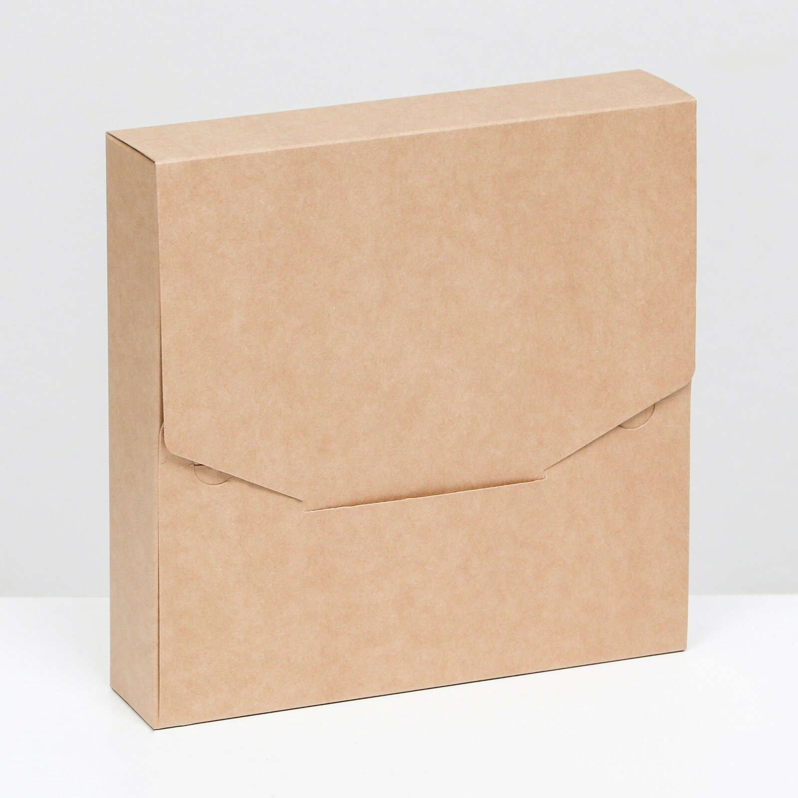 Коробка конверт крафт, 18 х 18 х 4 см (10шт.)