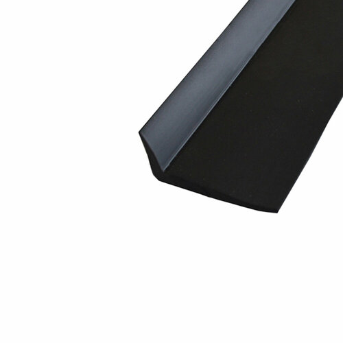 Г-образный профиль для защиты транца лодки №1.1 черный 4м
