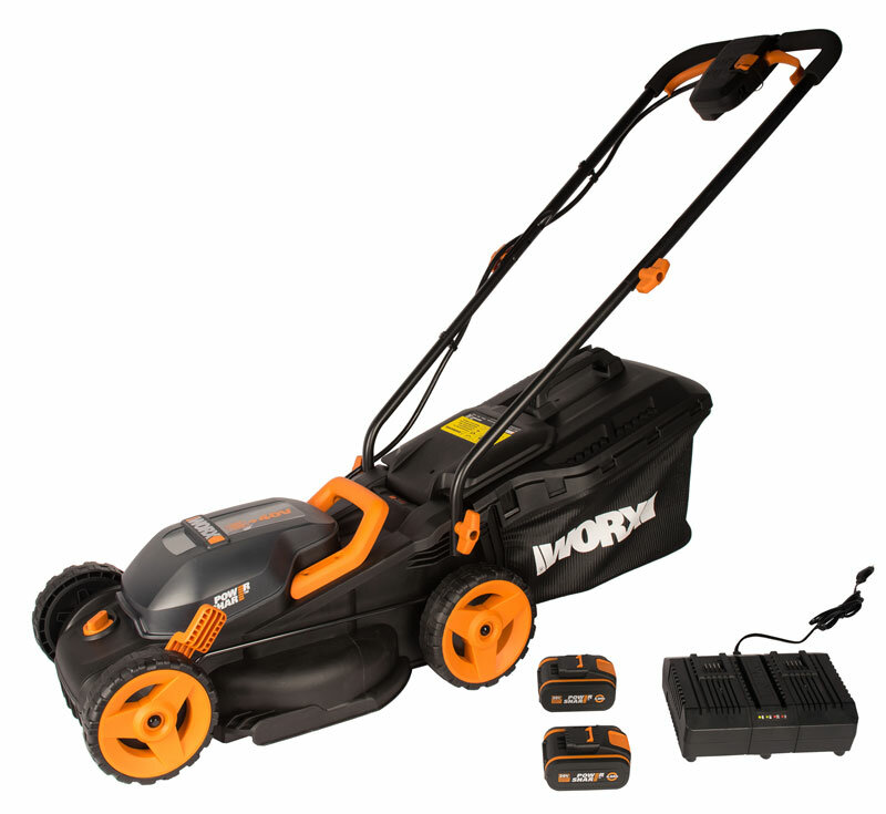 Электрическая газонокосилка Worx WG779E.1, 34 см