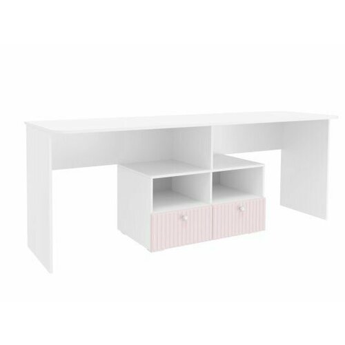 Стол письменный Алиса РозовыйБелый 16306₽
