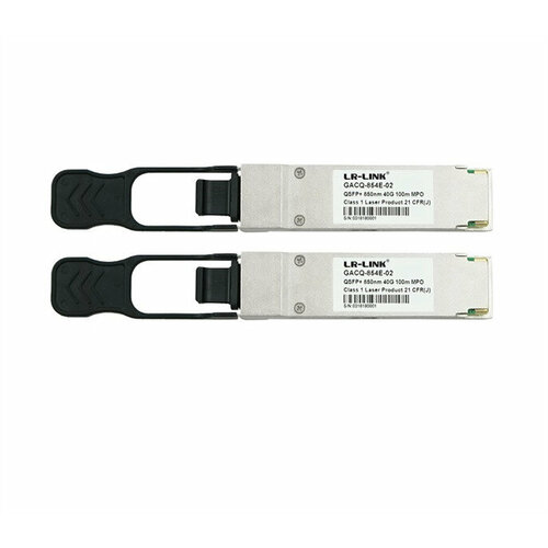 LR-Link Transceiver QSFP+ 40G 850nm, Multi-Mode, 100m (MPO connectors) трансивер brocade 40g qsfp esr4