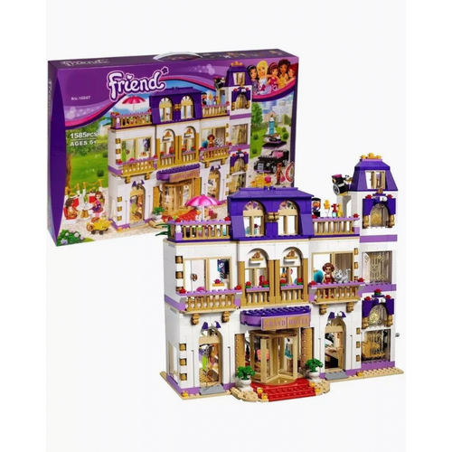 конструктор friends дом мии 796 деталей совместим с lego friends совместим с лего френдс совместим с лего френдс для девочек Конструктор Friends Френдс / Гранд Отель / 1552 деталей / Совместим с Лего / Ребенку