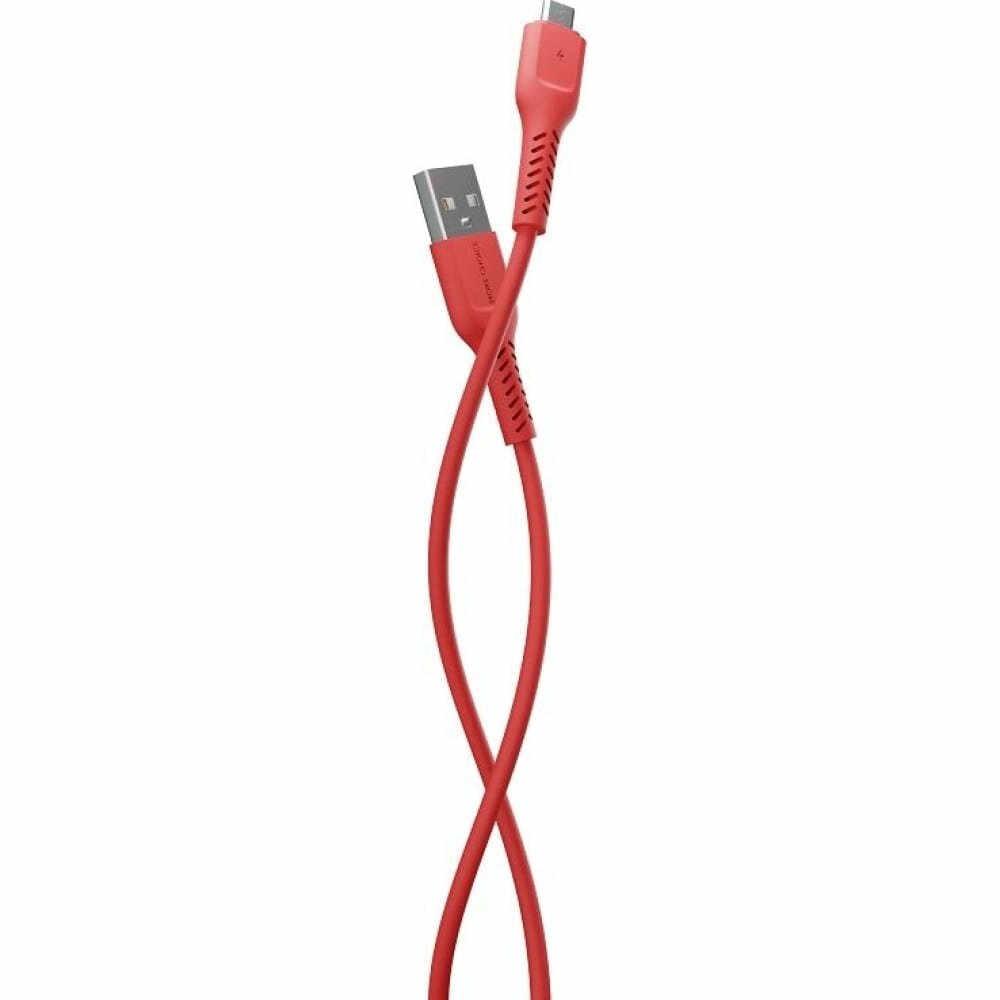 Кабель More choice K16m Red USB 2.0A micro USB TPE 1м - фото №10