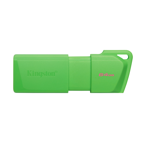 фото Накопитель kingston usb3.2 flash 64gb datatraveler exodia m - neon, зелёный