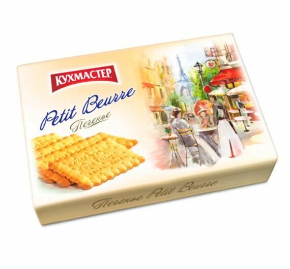 Кухмастер Печенье Petit Beurre, 420 гр
