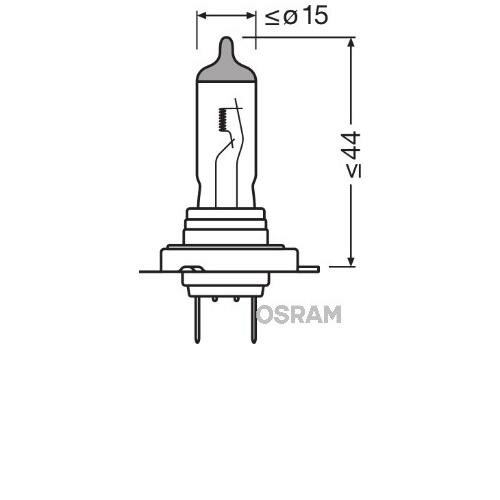 Лампа автомобильная галогенная OSRAM , H7, 12В, 1шт - фото №20