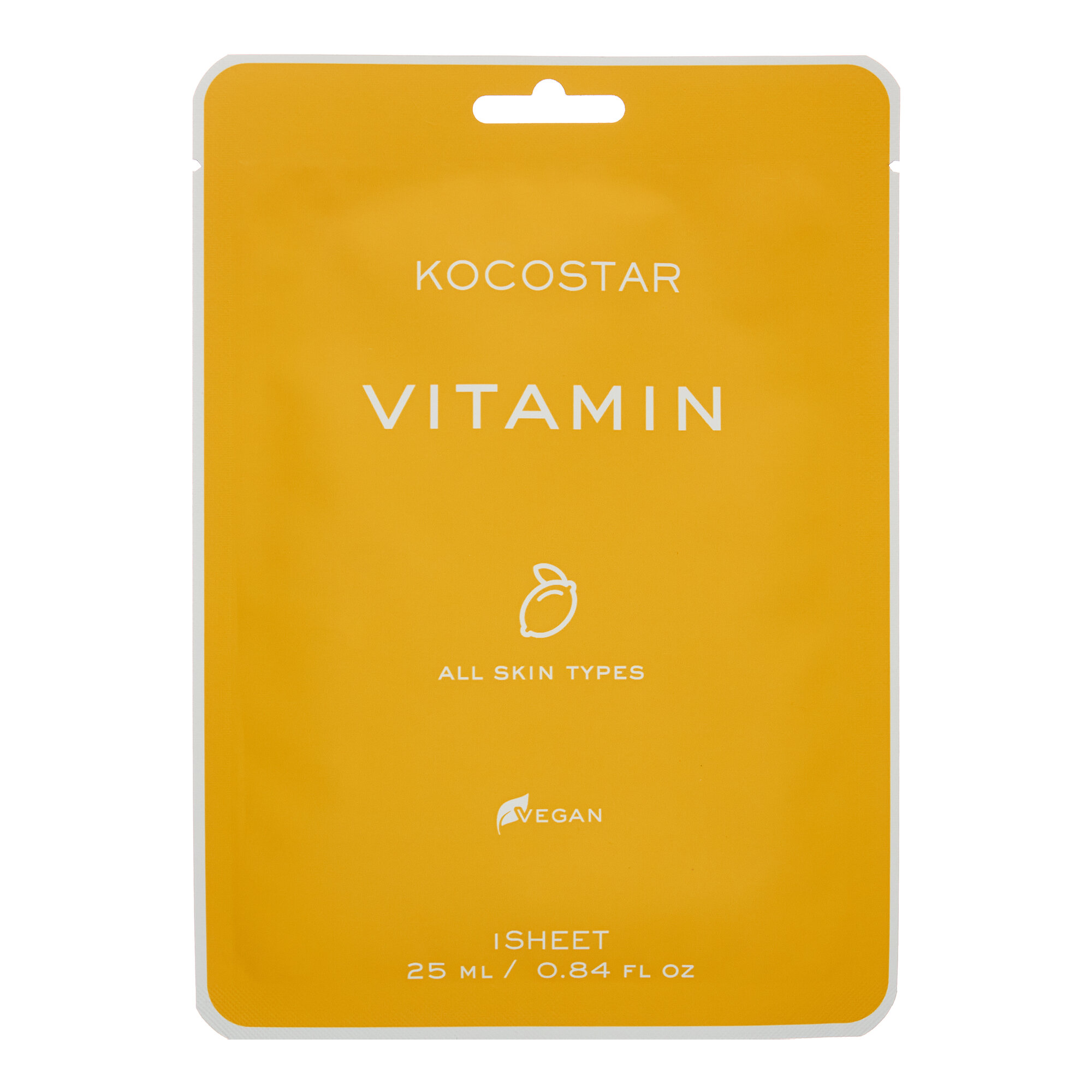 Маска антиоксидантная для сияния кожи с Витаминами Vitamin mask Kocostar FIRSTMARKET CO., LTD - фото №2