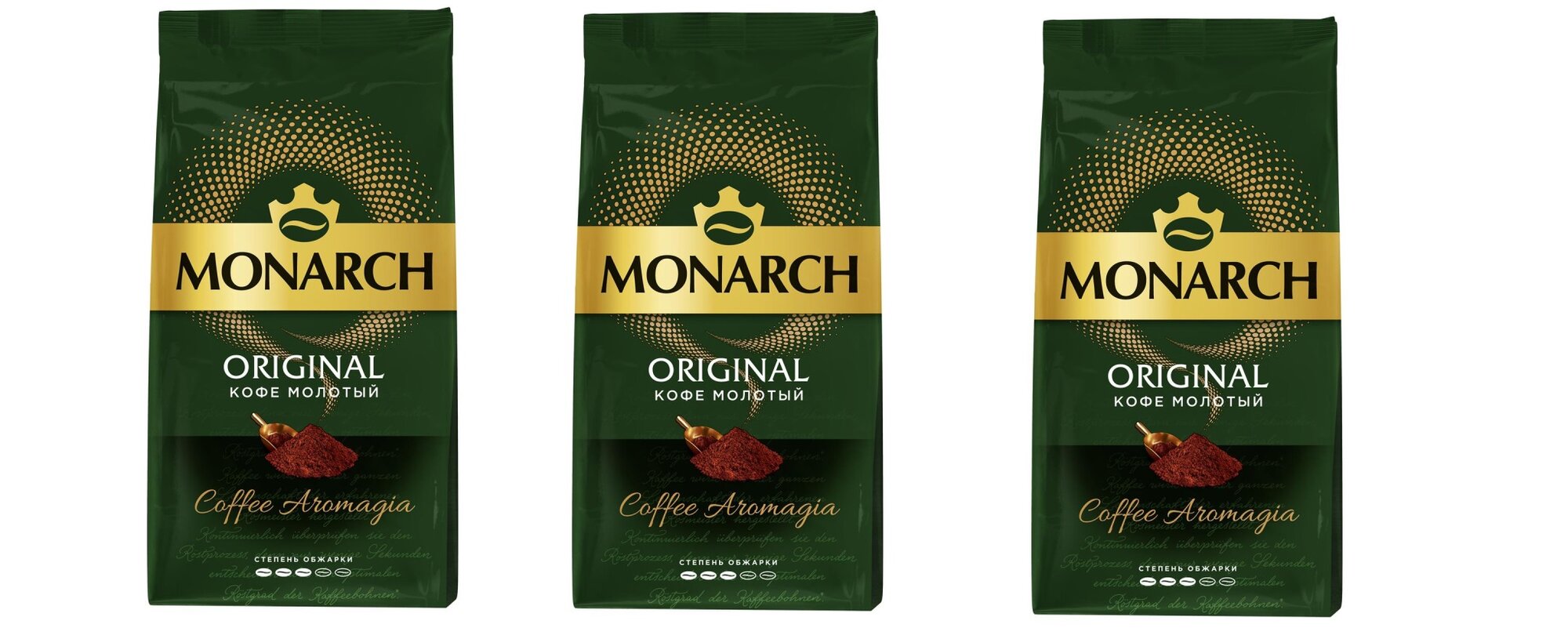 Кофе молотый Monarch, Original, 230 гр, 3 уп