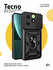 Чехол Окейси на Tecno Spark 20C|20|Go 2024 противоударный, черный