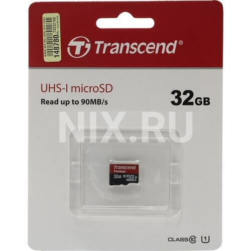 Карта памяти micro SDHC Transcend - фото №8