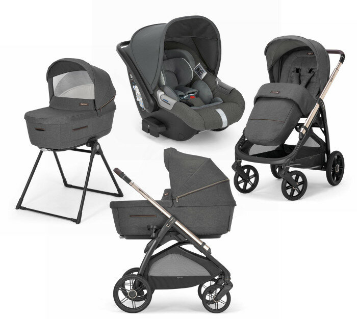 I-Size Aptica New с подставкой под люльку Stand Up 3 в 1 Velvet Grey 2024