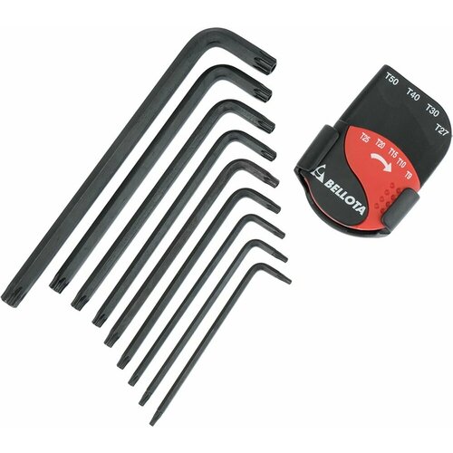 Набор ключей Torx Bellota 6459-9TIP T9-T50 мм 9 предметов 4335₽