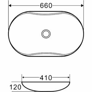 BelBagno Раковина накладная керамическая BB1334