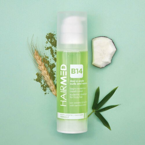 B14 Шампунь для кудрявых и вьющихся волос Eudermic Shampoo for Frizzy Hair Hairmed, 150 мл