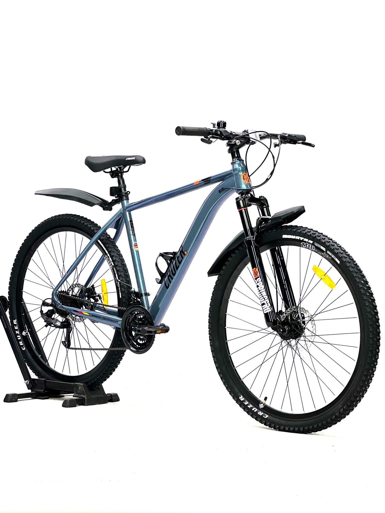 Горный велосипед CRUZER PARAMOUNT 29" 2024 21" рост 170-200 см, зеленый