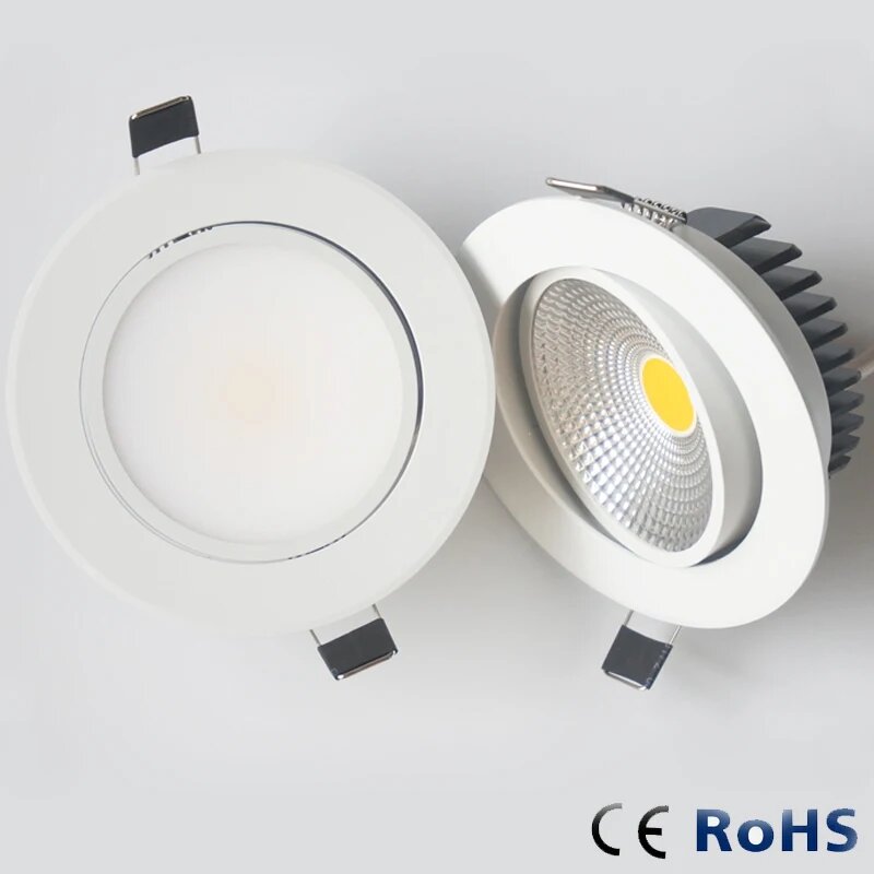 HKOSM LED потолочный светильник 5Вт/7Вт/12Вт белый