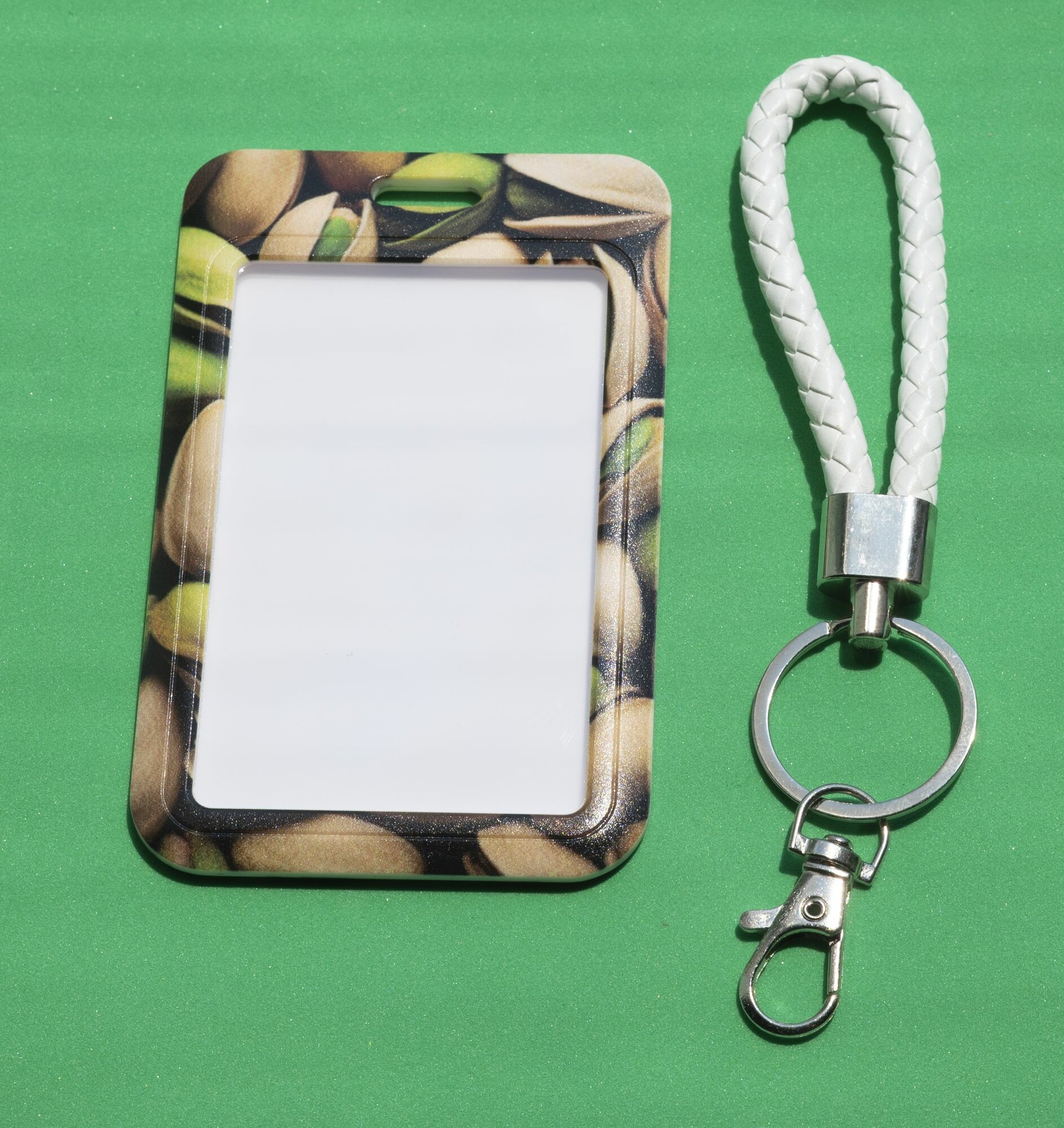 Картхолдер , фактура глянцевая, красный, золотой — фото 1