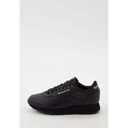 фото Кроссовки reebok classic leather w, полнота f, размер 6 us, черный