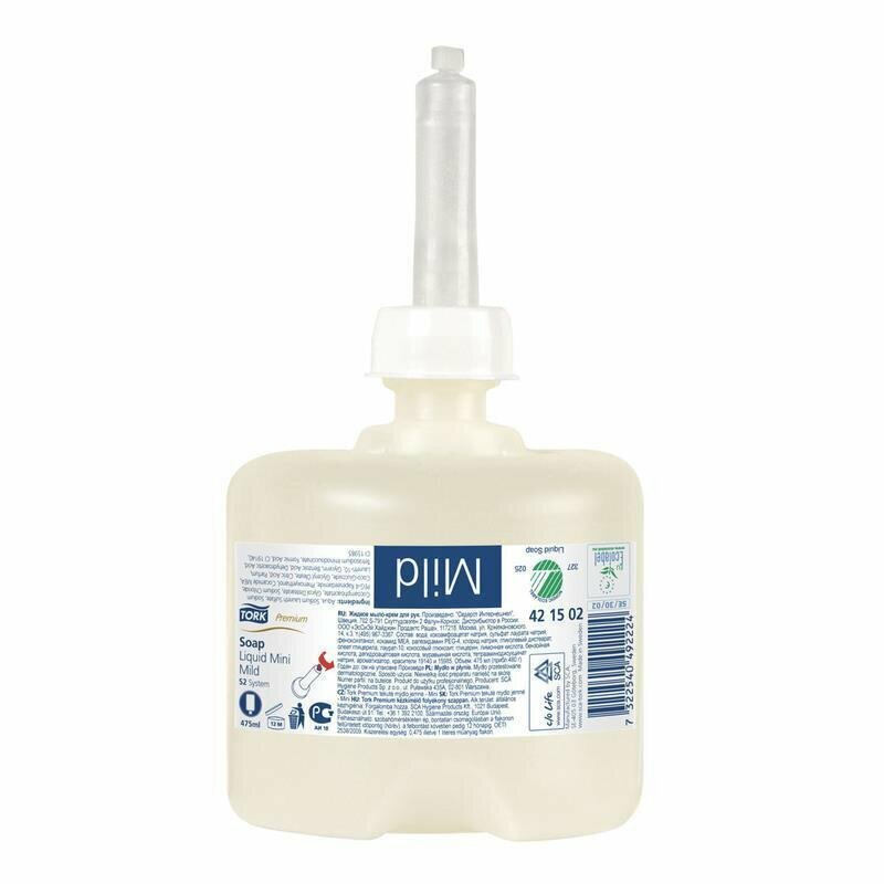 Картридж c жидким мылом Tork S2 421502/420502 0.475 л 158470