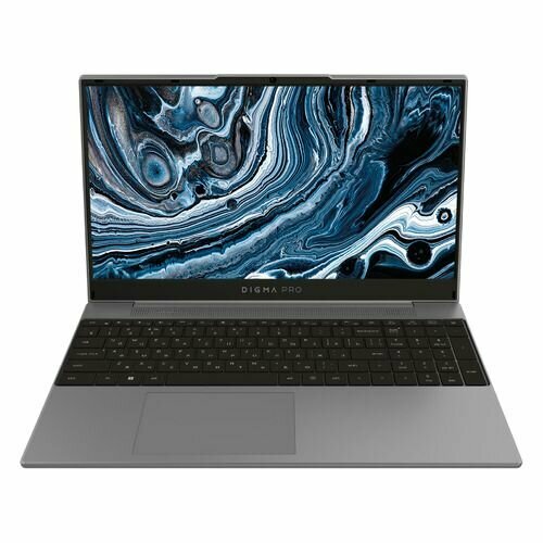 Ноутбук DIGMA PRO Breve S DN15P3-8DXW02, 15.6", IPS, Intel Core i3 1005G1 1.2ГГц, 2-ядерный, 8ГБ 512ГБ SSD, Intel UHD Graphics, Windows 11 Professional, темно-серый