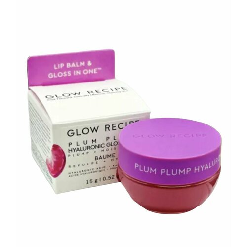 Glow Recipe Бальзам для губ 15 г Plum Plump Hyaluronic gloss baume 6399₽